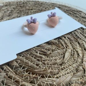Haarelastiek - strawberry paars