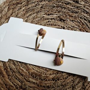 Klik klak haarspeldje - eikel