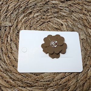 Antislip knipje - Flower bruin