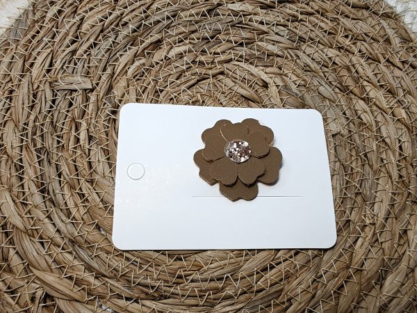Antislip knipje - Flower bruin