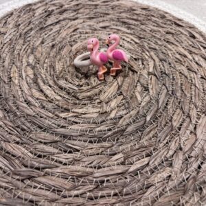 Haarelastiek Flamingo