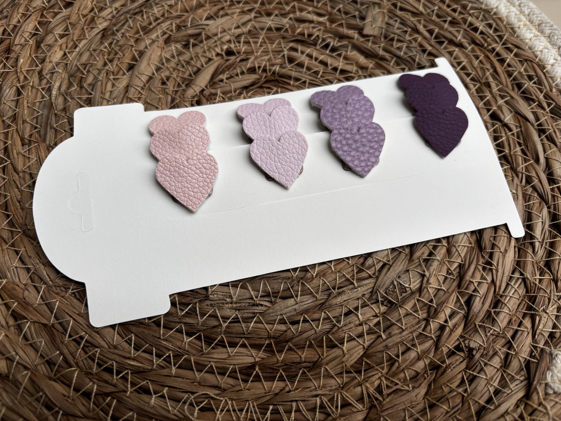 Antislip haarknipje Hart Pastel