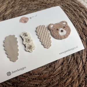 Antislip haarspeldjes - Beer