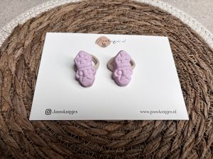 Haarelastiek Schuimpje roze Sint